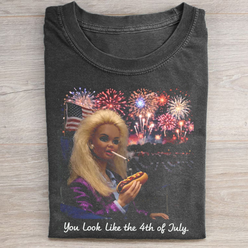 Funny Doll 4th of July T-shirt